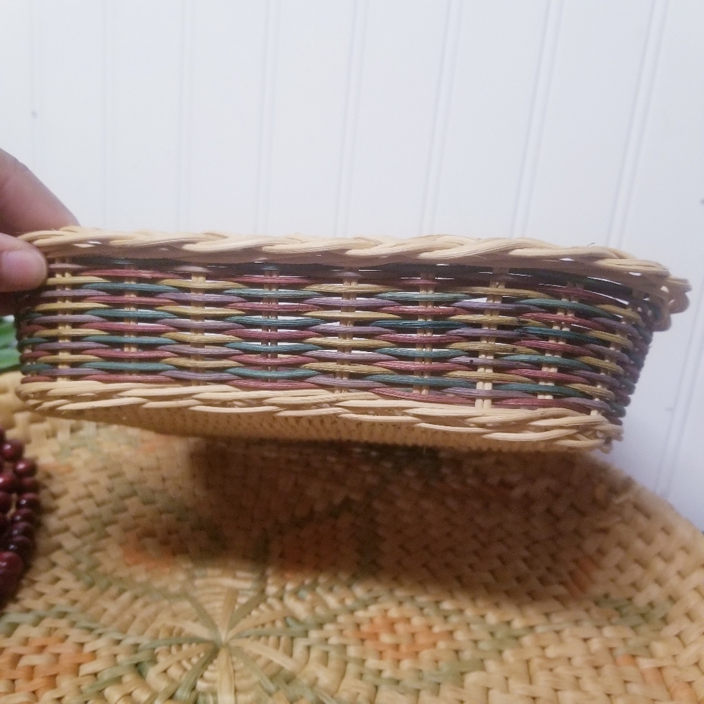Small Square Rattan Wicker Basket - Picture 5 of 6